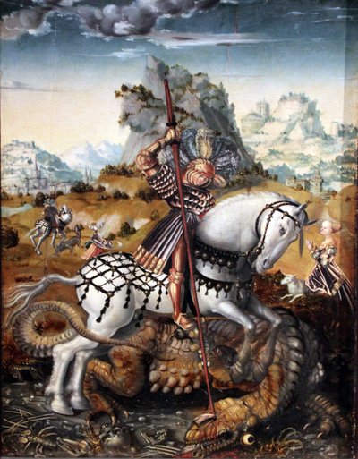 Saint George on Horseback by workshop of Lucas Cranach the Elder